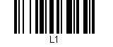 L1 Fruchtart Barcode