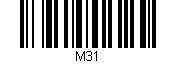 M31 Personal Barcode